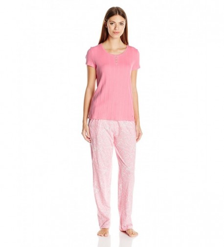 Nautica Womens Sleeve Jersey Pajama