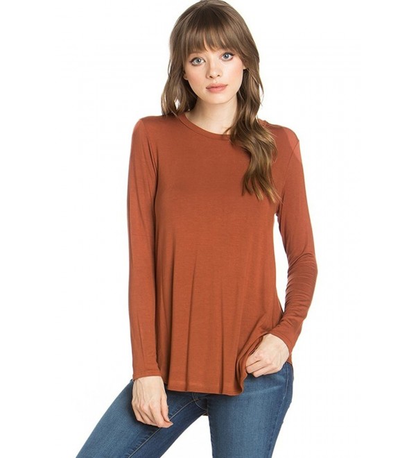 Azules Womens Sleeve Flowy Hazelnut