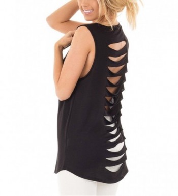 Feel Show Womens Sleeveless Slashed