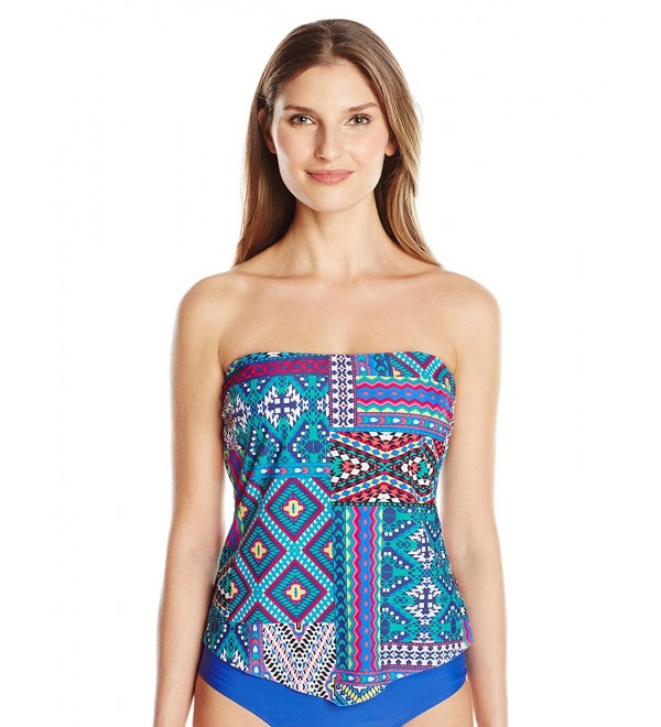 Ocean Avenue Womens Bandeau Tankini