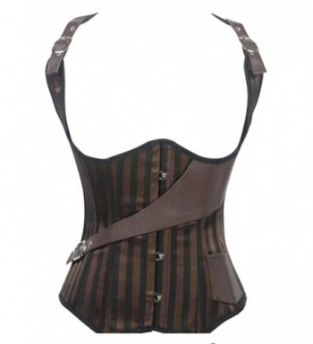 Womens Underbust Leather Steampunk Corset