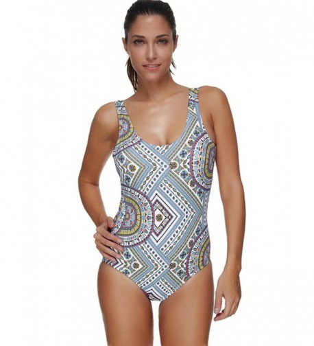 JOYMODE One Piece Swimsuit Swimwear colorful