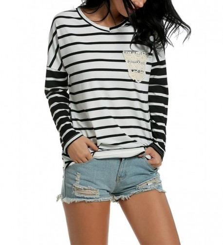 Sherosa Striped Pocket sleeve T Shirt