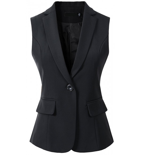 Vocni V Neck Buttoned Formal Waistcoat