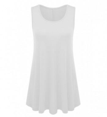 Womens Solid Sleeveless Flared Medium