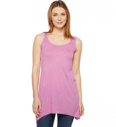 Allen Womens Scoop Angled Tunic