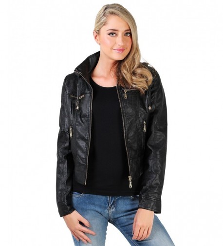 Discount Women's Leather Coats Outlet