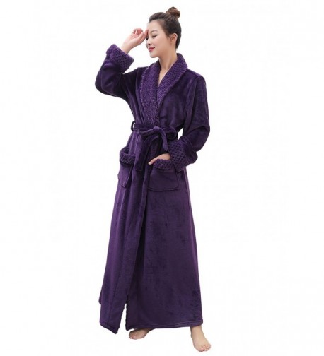 Artfasion Flannel Bathrobe Microfiber X Large