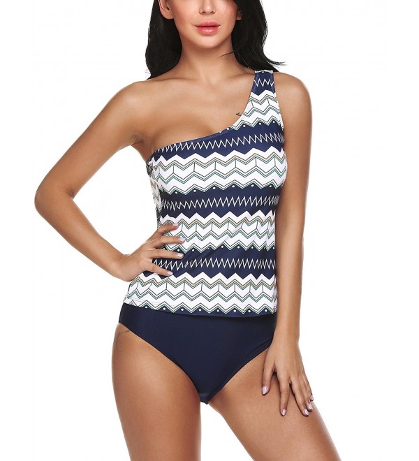 ADOME Shoulder Swimsuit Tankini Bikinik