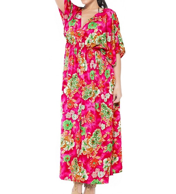 Leela Womens Beachwear Caftan Printed