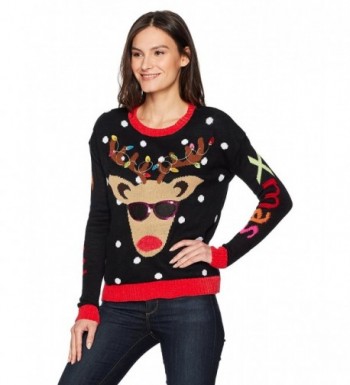 Blizzard Bay Womens Reindeer Pullover