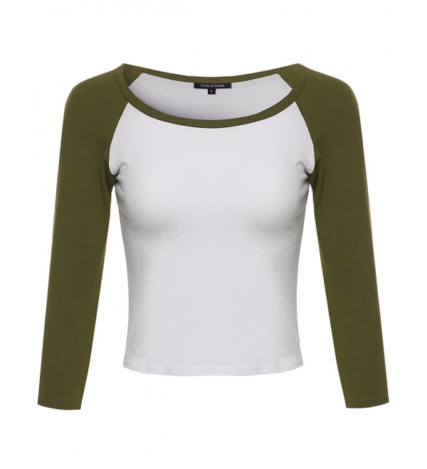 Basic Solid Classic Raglan Sleeve