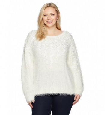 Ruby Rd Eyelash Pullover Embellishment