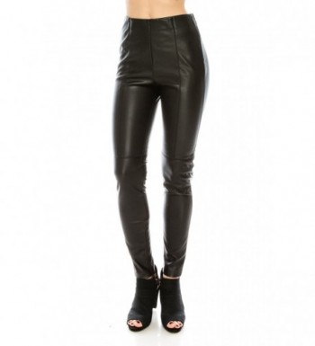 Curiosity USA Womens Leather Pants