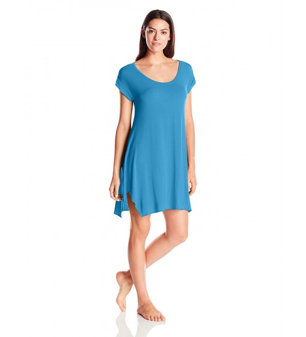 Josie Natori Womens Sleeve Chemise