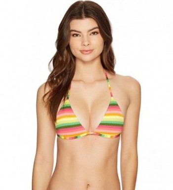 LSpace Womens Reversible Triangle Bikini