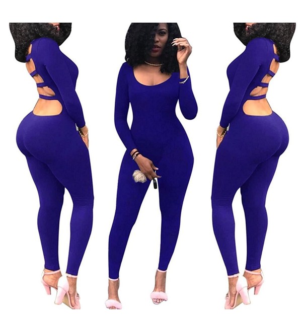 Tubute Backless Jumpsuit Bodysuit Clubwear