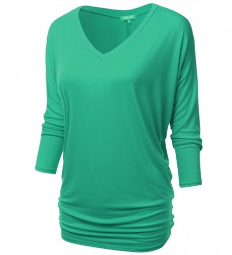 NINEXIS Womens V Neck Sleeve Dolman