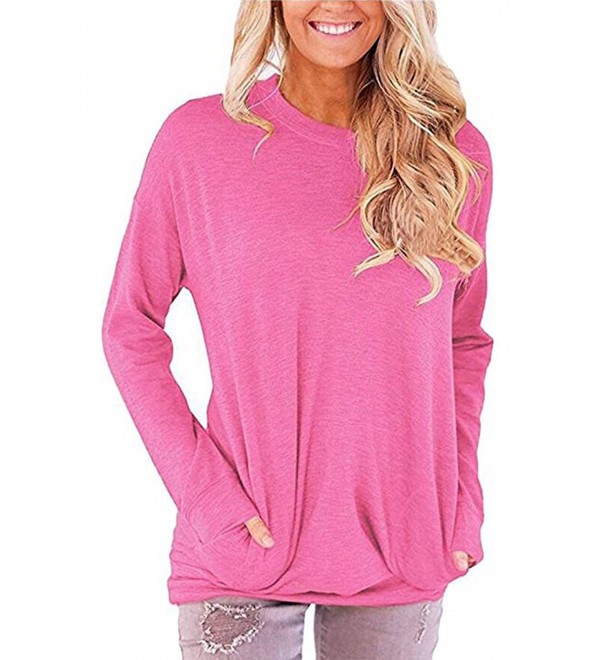 SVALIY Casual Sleeve Sweatshirt T Shirts