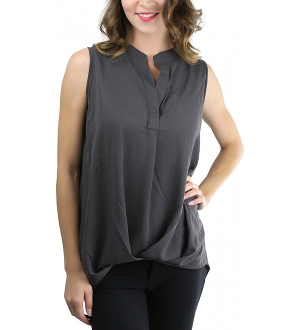 ToBeInStyle Womens Split Pleated Blouse