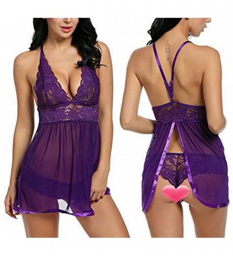 Chomoleza Babydolls Lingerie Chemise Sleepwear