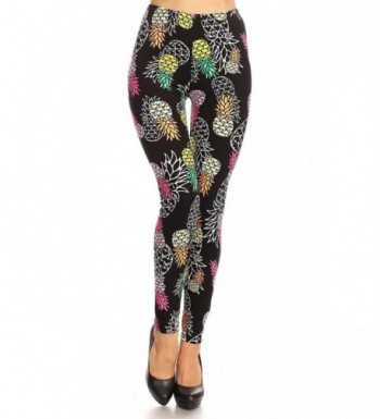 Leggings Mania Womens colorful Pineapple