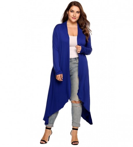 Zeagoo Waterfall Asymmetric Cardigan Sweater