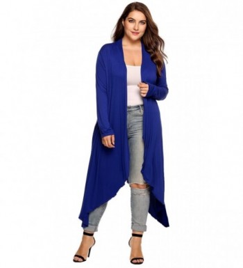 Zeagoo Waterfall Asymmetric Cardigan Sweater