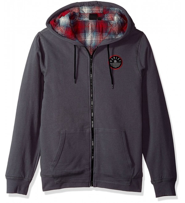 sleeveless flannel hoodie