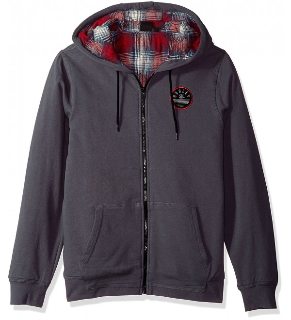 Hurley Flannel Lined Hoodie Detail