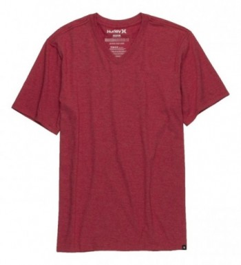 Hurley Staple V Neck T Shirt Heather