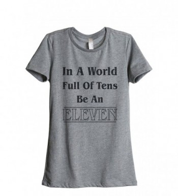 Eleven Womens Relaxed T Shirt Heather