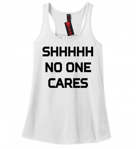 Comical Shirt Ladies Shhhh Cares