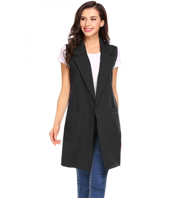 Anhoney Fashion Sleeveless Blazer Waistcoat