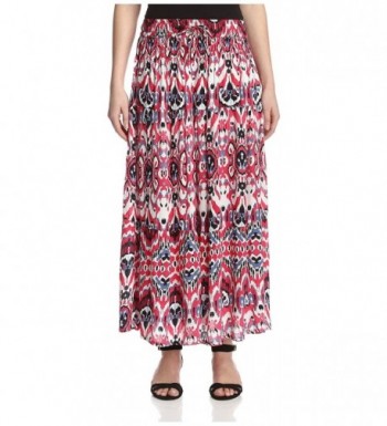 James Erin Womens Printed Skirt