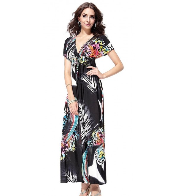 Bohemian Bodice Ruched Blouson Sundress Bohemian Bodice Ruched Blouson Sundress
