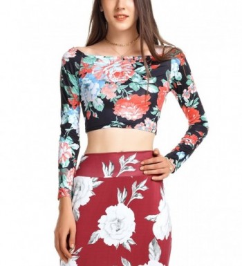 Beluring Shoulder Women Casual Floral