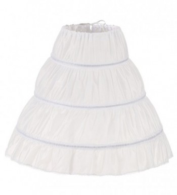 NUOMIQI Girls Petticoat Flower Crinoline