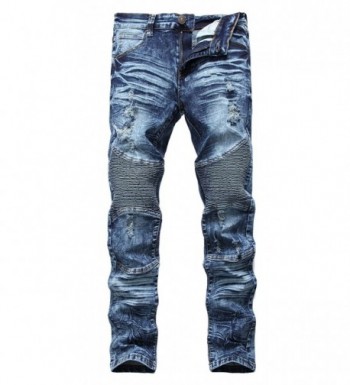 Biker Skinny Ripped Distressed Destroyed