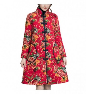 HER Womens Printed Vintage Cheongsam