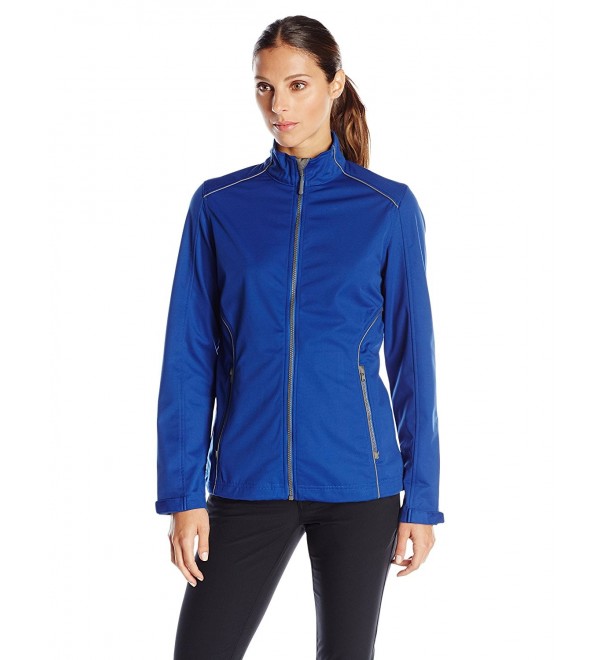 Cutter & Buck Women's CB Weathertec Opening Day Softshell - Tour Blue ...