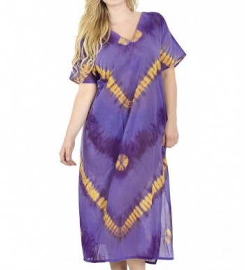 Leela Beach Casual Caftan Purple