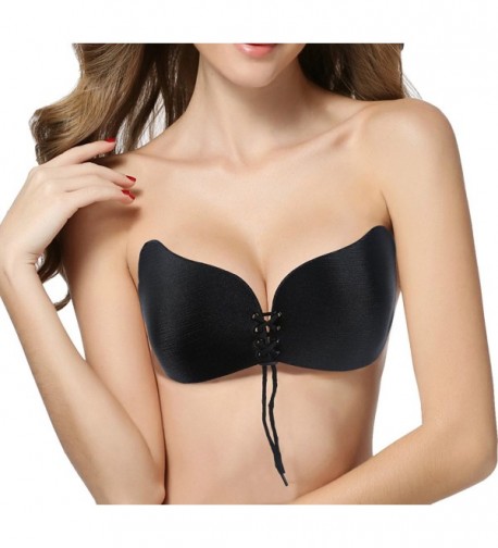 Invisible Silicone Strapless Drawstring Push up