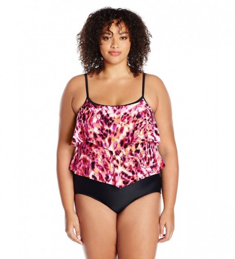 Maxine Hollywood Double Tier Swimsuit Strawberry