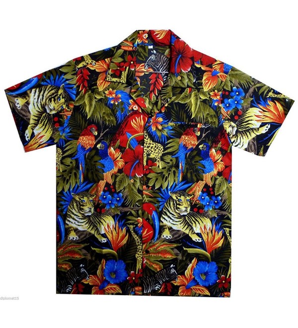 Funky Hawaiian Shirt Jungle black