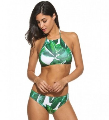 Ekouaer Womens Forest Printing Swimsuit