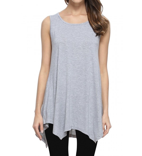 JollieLovin Sleeveless Heather Gray 2X