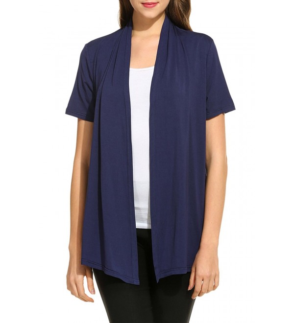 Meaneor Womens Sleeves Classic Cardigan