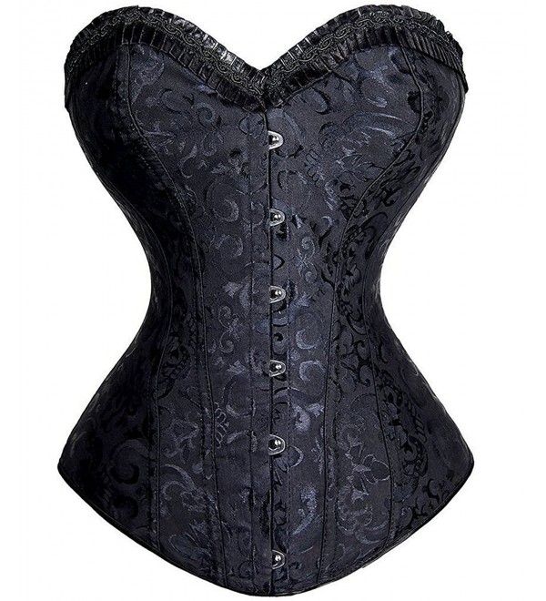 HLGO Pattern Steampunk Bustier Adjustable