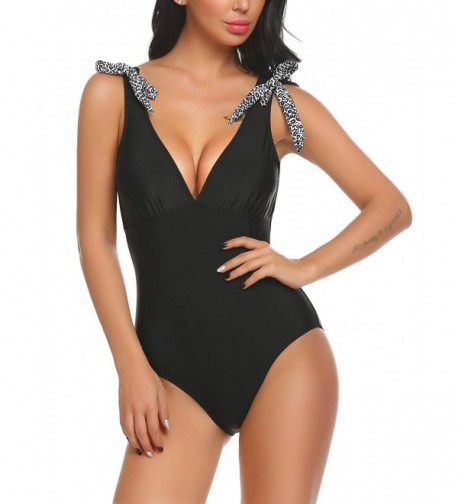 Aimado Monokini Swimsuit One Piece Bathing Suits Low Back Swimwear Medium